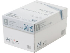 コピーペーパー アクアホワイト A4 5000枚 (500枚×10冊) APPJ まとめ買い 業務用 箱売り 箱買い ケース買い 白コピー用紙 高品質 A4サイズ コピー用紙