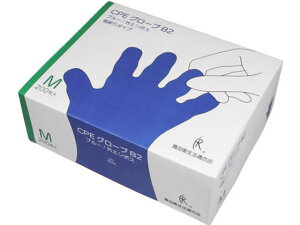 ファーストレイト CPEグローブB2 ブルー M 200枚 FR-5704