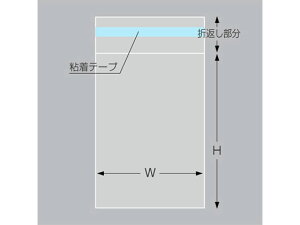 y񂹁z^J OPP }`tN 270×380mm 100 T40-B-4 32-7378