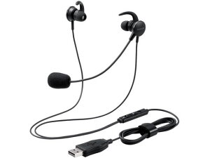 �G���R�� �w�b�h�Z�b�g USB �e�����[�N WEB��c HS-EP15UBK �w�b�h�Z�b�g �ʘb�p�C���z�� PC���Ӌ@�� �p�\�R�� �Ɠd