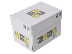 APPJ カラーコピー用紙 クリーム A4 500枚×5冊 CPY001 A4コピー用紙 2500 A4用紙 コピー紙 事務用品 まとめ買い 業務用 箱売り 箱買い ケース買い A4サイズ イエロー系 黄 カラーコピー用紙 業務用コ