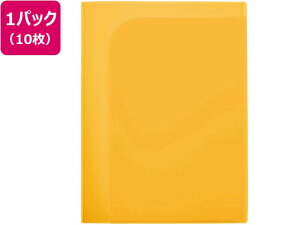 【お取り寄せ】プラス 通知表ホルダー 6ポケット イエロー 10枚 FL-200SF 79-824