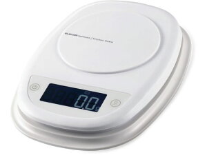 �y�����񂹁z�G���R�� �L�b�`���X�P�[�� �f�W�^�� �͂��� �o�b�N���C�g HCS-KS01WH �L�b�`���G��