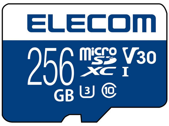 【お取り寄せ】エレコム/microSD カード 256GB UHS-I/MF-MS256GU13V3R