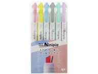 サンスター Ninipie ニニピー 6本セット S4591739 多色セット 水性ペン 水性マーカー