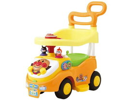 【お取り寄せ】アンパンマン よくばりビジーカー 押し棒+ガード付き アンパンマン 幼児玩具 ベビー玩具 おもちゃ