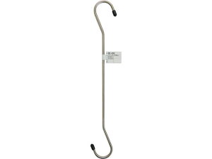 【お取り寄せ】WAKI Sカン ステンレス ロング 6×400mm SUS304 424400 BK-898 Sカン S字フック ネット用フック ピン 吊下げ POP 掲示用品