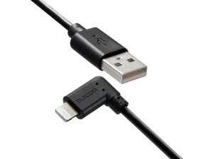y񂹁zGR iPhoneP[u R L^ 1.2m ubN MPA-UALL12BK USBP[u A to Lightning P[u d^bv zp[c Ɠd