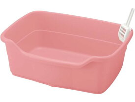 【お取り寄せ】リッチェル ラプレ ネコトイレ 深型 60 ピンク トイレ 本体 猫用 キャット ペット