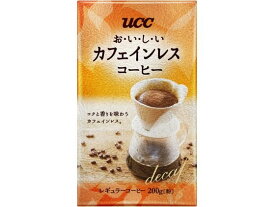 UCC上島珈琲/おいしいカフェインレスコーヒー VP200g/351054