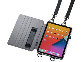【お取り寄せ】サンワサプライ iPad Air 2020 スタンド機能付ショルダーベルトケース タブレット用アクセサリー スマートフォン 携帯電話 FAX 家電