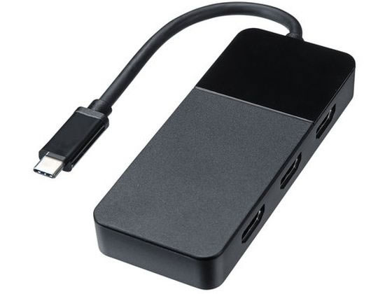 お取り寄せ SEAL限定商品 税込1万円以上で送料無料 売却 サンワサプライ USB TypeC 3ポートHDMI MSTハブ AD-ALCMST3HD