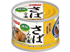 ニッスイ ニッスイ スルッとふた さばみそ煮 減塩30% 190g 缶詰 魚介類 缶詰 加工食品