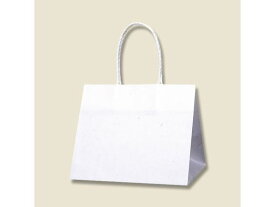 【お取り寄せ】ヘイコー 紙袋 Pスムースバッグ 25-19 白無地 25枚 003155300 紙手提袋 丸紐 ラッピング 包装用品