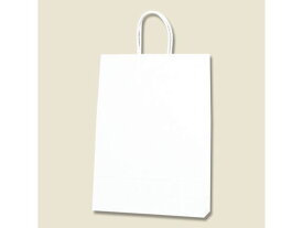 【お取り寄せ】ヘイコー 紙袋 スムースバッグ 2才 白無地 25枚 003157300 紙手提袋 丸紐 ラッピング 包装用品