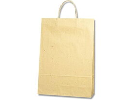 【お取り寄せ】ヘイコー 紙袋 スムースバッグ 2才 ナチュラル 25枚 003157409 紙手提袋 丸紐 ラッピング 包装用品