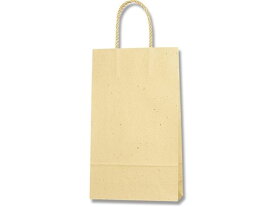 【お取り寄せ】ヘイコー 紙袋 スムースバッグ 4才 ナチュラル 25枚 003156008 紙手提袋 丸紐 ラッピング 包装用品