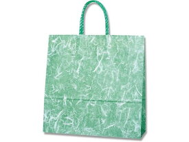 【お取り寄せ】ヘイコー 紙袋 スムースバッグ 3才 雲竜 緑 25枚 003158502 紙手提袋 丸紐 ラッピング 包装用品