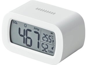 キングジム 卓上CO2モニター 二酸化炭素測定器 CD10-W 店舗 店舗 店舗 POP 掲示用品