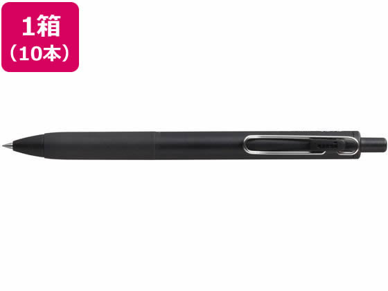 三菱鉛筆 ユニボールワン 0.38mm 黒(黒軸) 10本 UMNS38BK.24