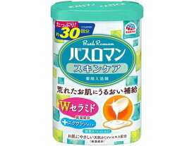 【お取り寄せ】アース製薬 バスロマン スキンケア Wセラミド 600g 入浴剤 バス ボディケア お風呂 スキンケア