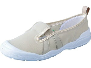 【お取り寄せ】MS大人の上履き01 スリッポンタイプ 男女兼用 ベージュ 27.0cm 室内履き リハビリシューズ ウエア 看護 医療