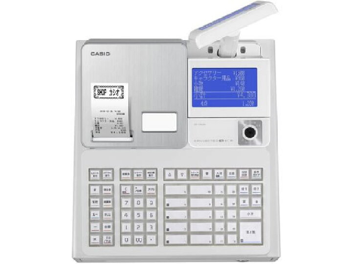 楽天市場】カシオ 電子レジスター20部門 ホワイト SR-S4000-EX-20SWE 