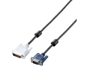 y񂹁zGR DVI-D-Sub15sϊP[u ubN CAC-DVA15BK ֘Ai PCpP[u P[u d^bv zp[c Ɠd