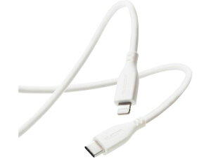 y񂹁zGR Ȃ߂炩USB-C to CgjOP[u 1m MPA-CLSS10WH