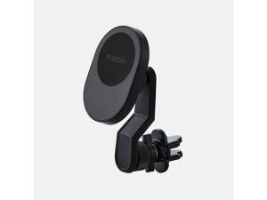 【お取り寄せ】エレコム ワイヤレス充電機能付きマグネット車載ホルダー クリップタイプ AV機器 カメラ