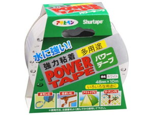 【お取り寄せ】アサヒペン パワーテープ T102 48mm×10m ホワイト 補修テープ 補修テープ シーリングテープ ガムテープ 粘着テープ