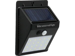 星光商事 LEDソーラーウォールライト SK-SWLT180BK センサーライト 照明器具 ランプ