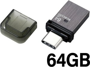 �G���R�� USB������ 64GB Type-C USB-A �L���b�v MF-CAU32064GBK USB������ �O�t���h���C�u �p�\�R�� �Ɠd