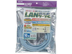 y񂹁zd CAT6LAN 10m LAN-1100(BL) LANP[uJeS[6 LANP[u P[u d^bv zp[c Ɠd