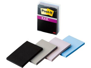 3M ポスト・イット 強粘着ノート マルチカラー9 4冊 656SS-MC-9 大 ノートタイプ 強粘着タイプふせん インデックス メモ