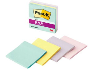 3M ポスト・イット 強粘着ノート マルチカラー5 4冊 654SS-MC-5 大 ノートタイプ 強粘着タイプふせん インデックス メモ