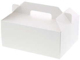 【お取り寄せ】シモジマ ヘイコー Nキャリーケース 18*24 ケーキ8~9個用 白 25枚 紙製ボックス テイクアウト 使いきり食器 キッチン テーブル