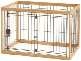 【お取り寄せ】リッチェル 木製ペットサークル 90-60 ナチュラル サークル 犬 ドッグ用 ペット お散歩 生活グッズ ペットハウス