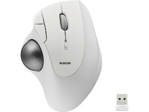 【お取り寄せ】エレコム トラックボール 無線 人工ルビー ホワイト M-IT10DRWH