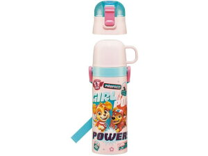 【お取り寄せ】スケーター 超軽量2WAYステンレスボトル パウパトGIRL 直飲み470ml