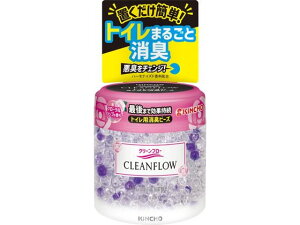 金鳥 クリーンフロー トイレ用消臭ビーズ60日フローラルソープ 置き型タイプ 消臭 芳香剤 トイレ用 掃除 洗剤 清掃