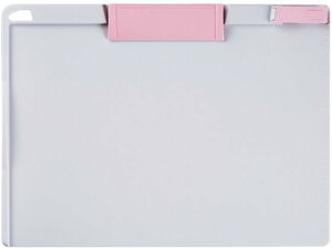 【お取り寄せ】スマートバリュー クリップボードA4ヨコ ピンク D148J-PK A4 バインダー 短辺とじ 縦 ファイル