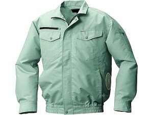【お取り寄せ】アルト 空調服セット 横ファンブルゾン モスグリーン4L PFSKU92030-7