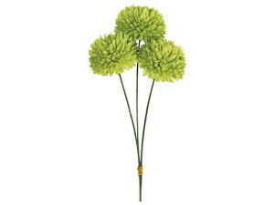 【お取り寄せ】東京堂 造花 ピンポンマムピック #23 GREEN 3本