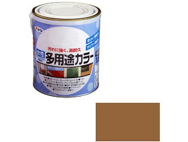 【お取り寄せ】アサヒペン 水性多用途カラー 1.6L カーキー 塗料 塗装 養生 内装 土木 建築資材