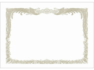 【お取り寄せ】スマートバリュー OA賞状用紙 縦書用 A4 白 10枚 N146J 賞状用紙 事務用ペーパー ノート