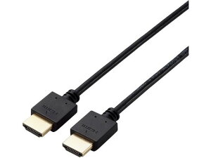 y񂹁zGR HDMIP[u 1m 4K 30p ubN CAC-HD1410BK/ID fBXvCP[u z