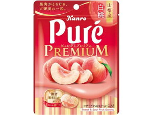 カンロ ピュレグミプレミアム山梨産白桃