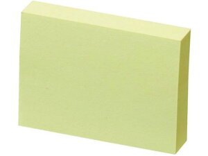 【お取り寄せ】スマートバリュー ふせん38×50mm 黄 100枚×20冊 大 幅30mm超 ふせん インデックス メモ ノート