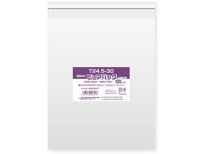 【お取り寄せ】スワン OPP袋 ピュアパック T 24.5-30 100枚 006798373 OPP袋 テープ付き ラッピング 包装用品